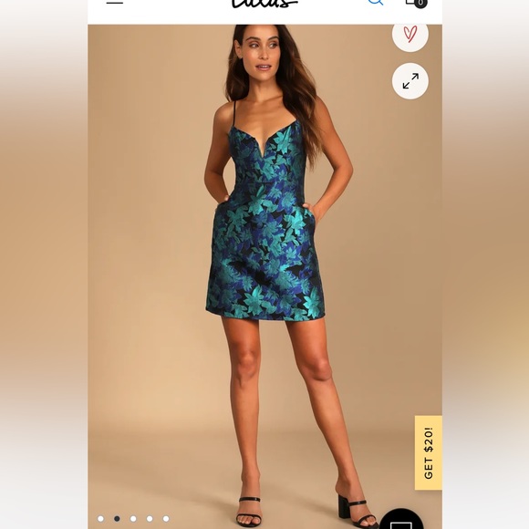 Lulu’s Jacquard Mini Dress - Picture 1 of 3